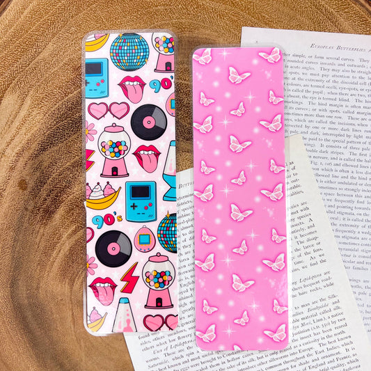 Cozy Reads Shop - Y2K, 90s Butterfly Aesthetic Bookmark: 90s Aesthetic / Tassel