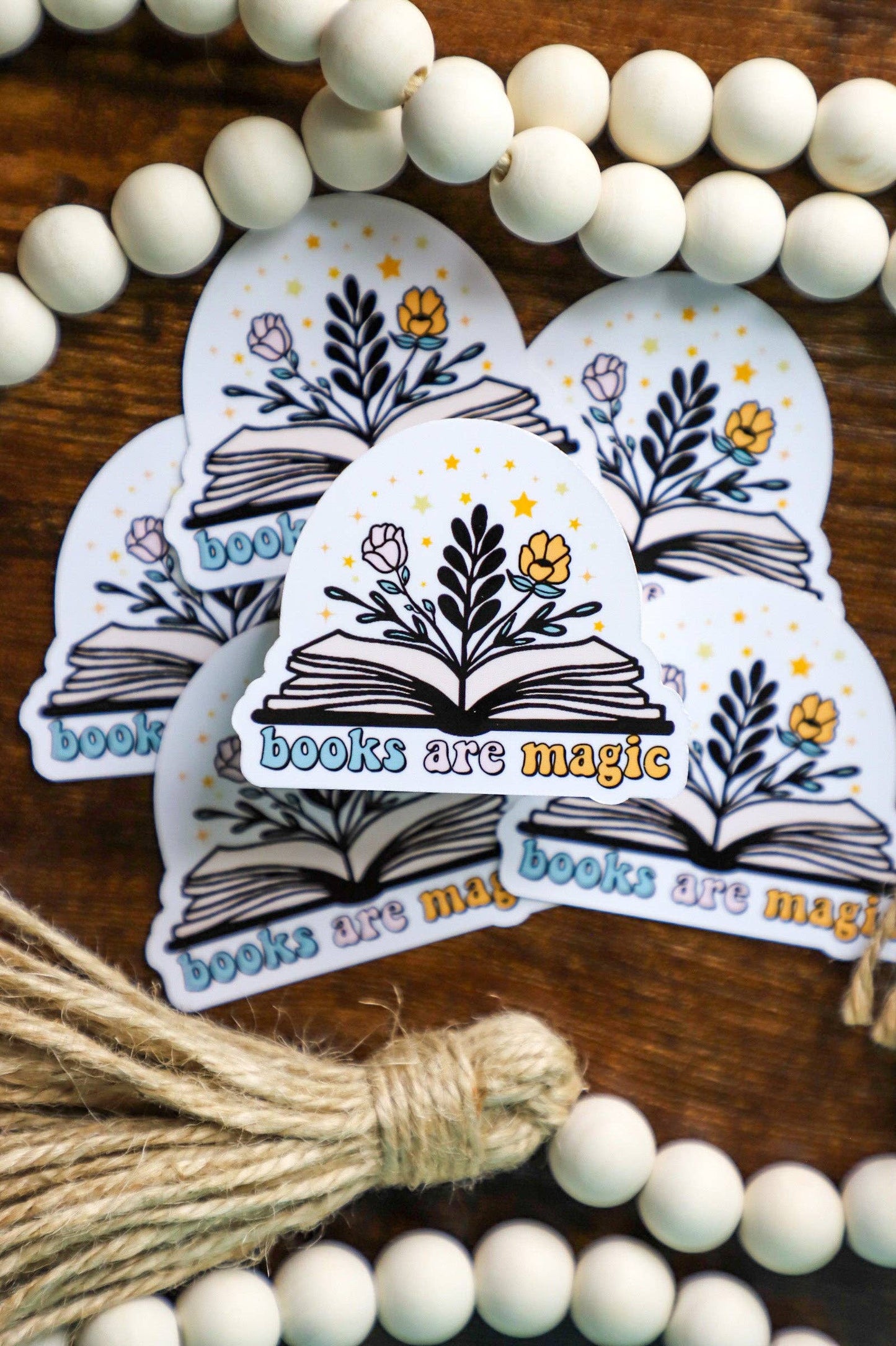 Furever Booked - Books Are Magic Sticker