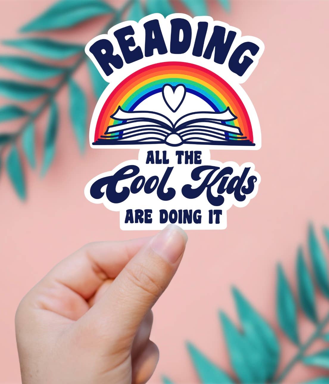 EnchantingSunshine - Reading All The Cool Kids Are Doing It Sticker