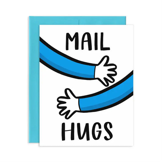 Mail Hugs Greeting Card