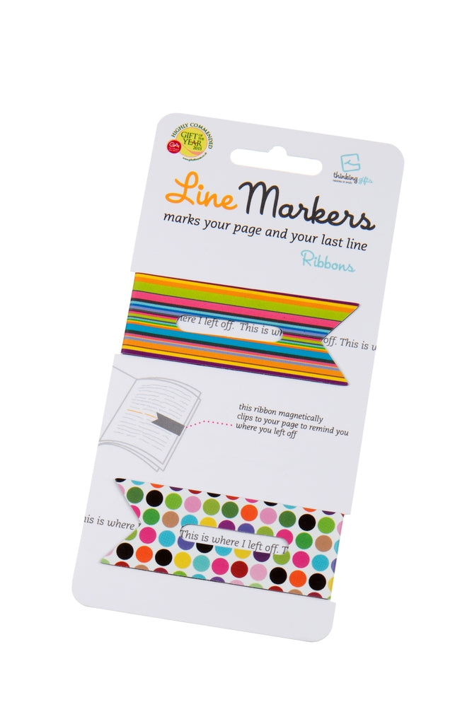 Linemarkers-Ribbon (Magnetic Bookmark)
