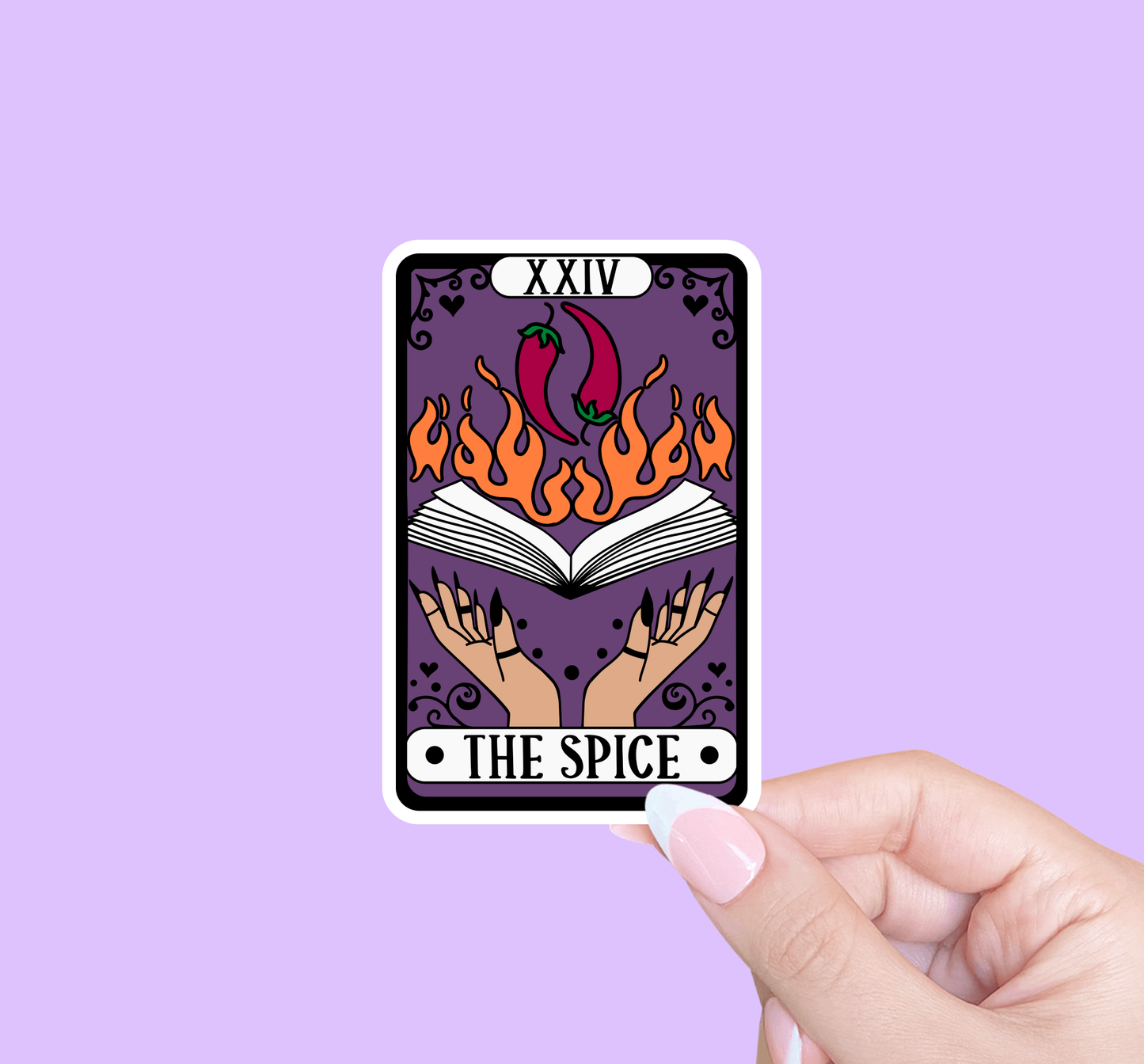 Radical Buttons - Tarot card "the spice" sticker, Kindle sticker, Smut sticker