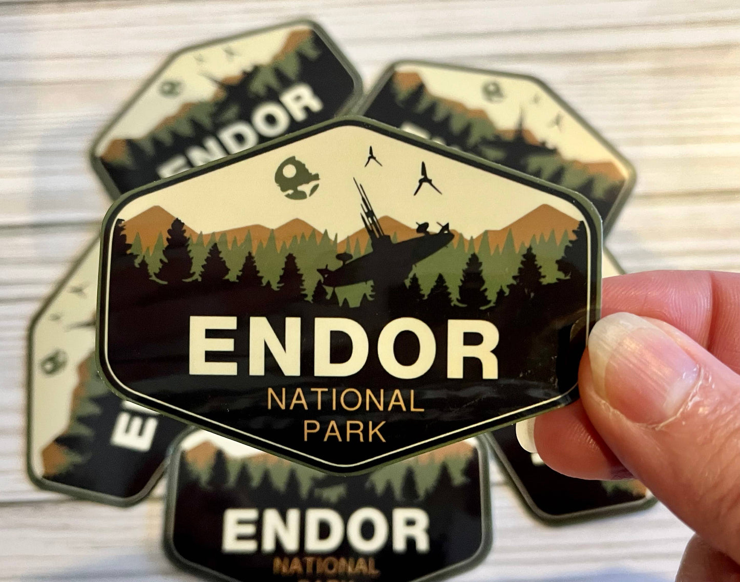 Graceful Darkness, LLC - Star Wars National Park, Endor, Vinyl Sticker