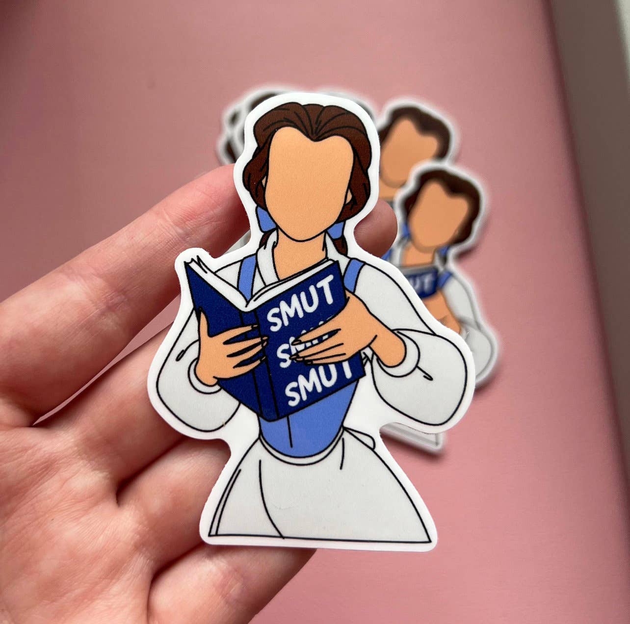 Cozy Reads Shop - Reading Smut Waterproof Glossy Sticker