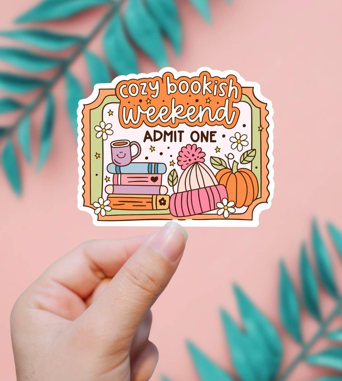 EnchantingSunshine - Cozy Bookish Weekend Sticker
