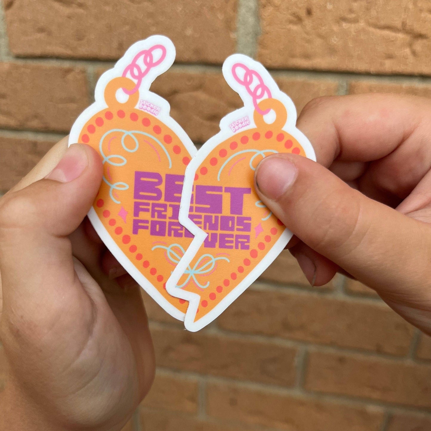 NatterDoodle - Best Friends Charms Sticker Duo