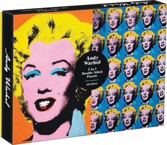 Warhol Marilyn Double Sided Puzzle (500 Piece)