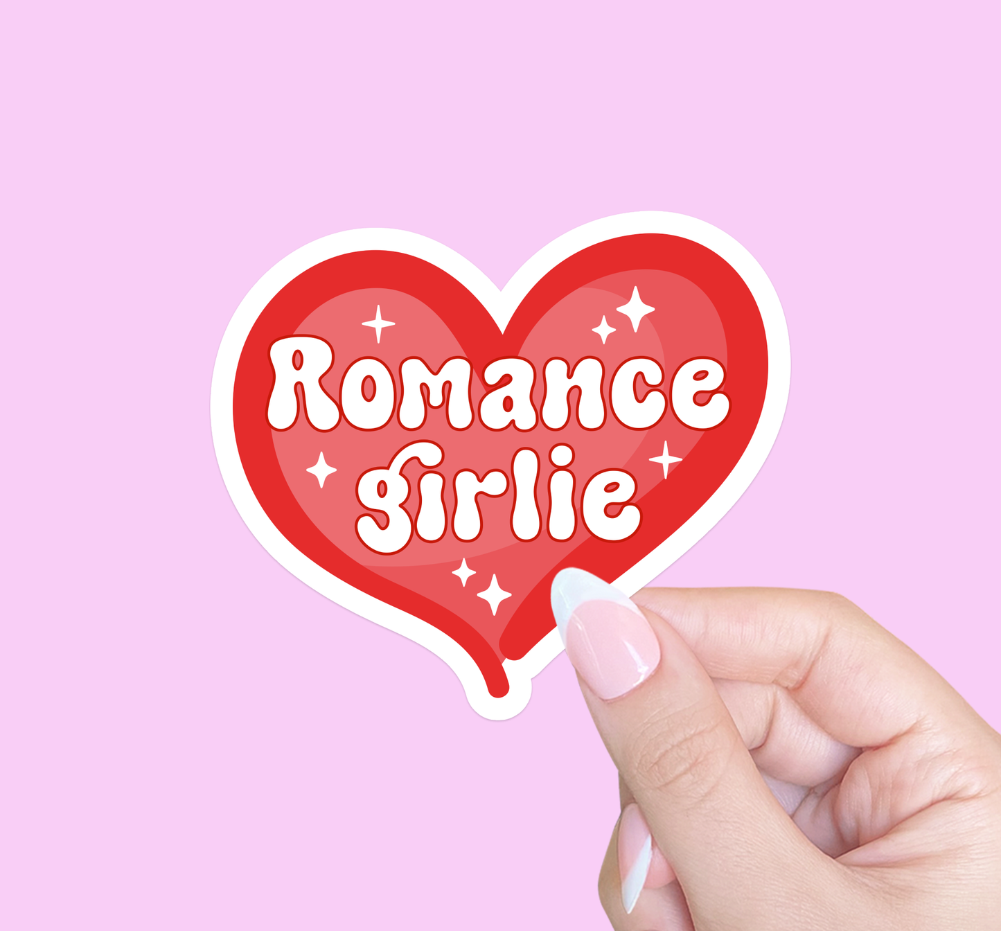 Radical Buttons - Romance girlie, Kindle sticker, Reader sticker, Bookish