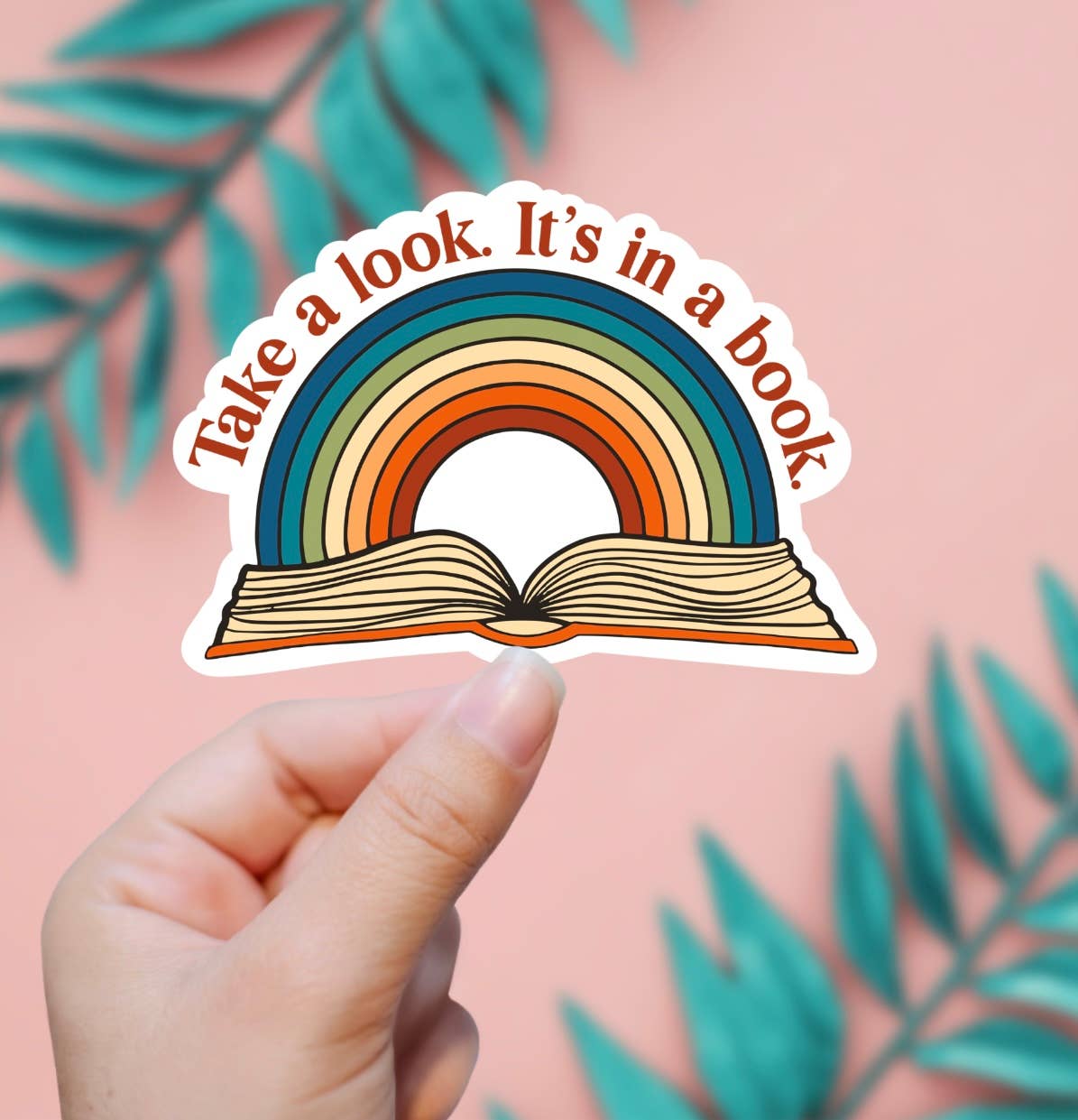 EnchantingSunshine - Take A Look, It's In A Book Sticker