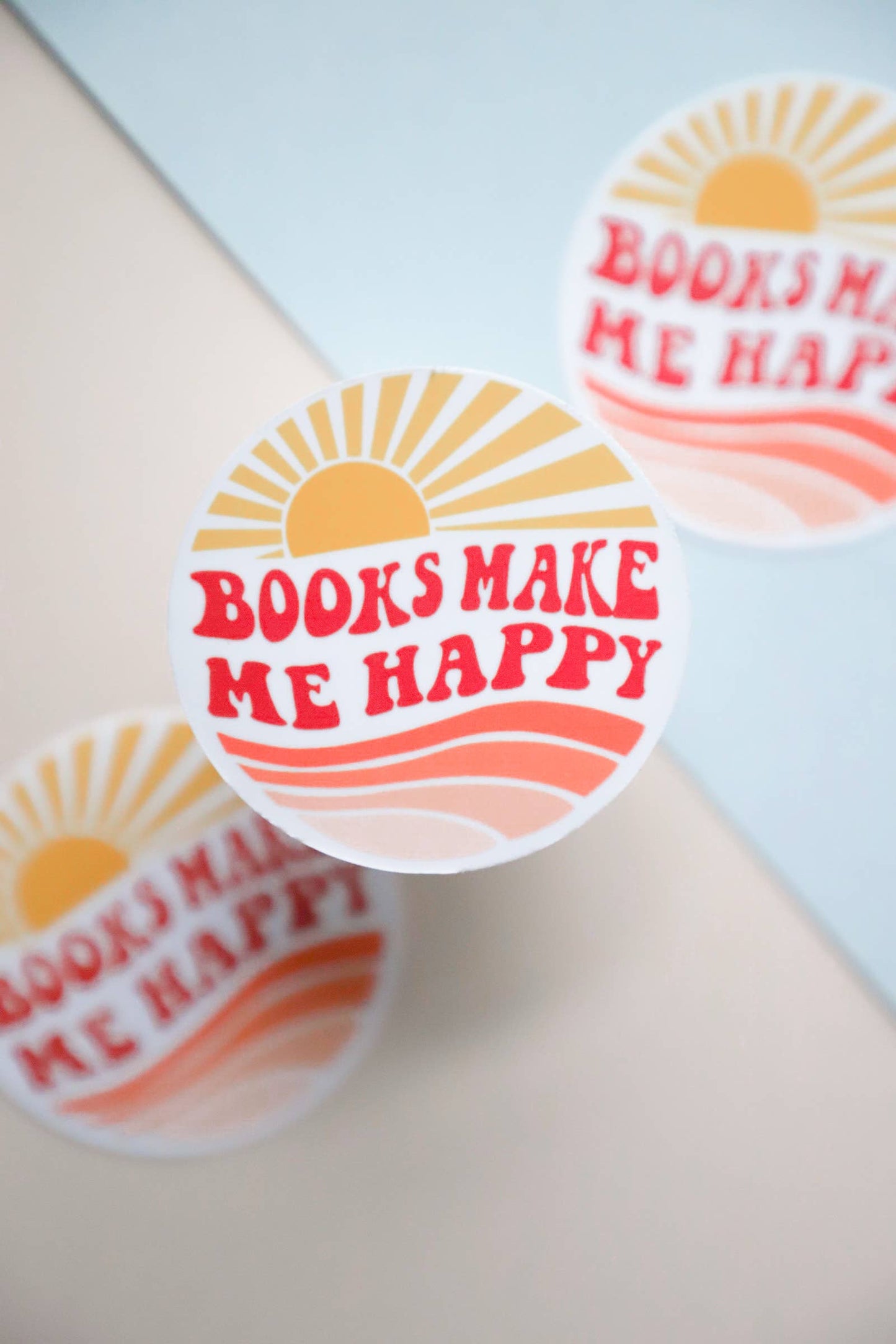 Furever Booked - Books Make Me Happy Sticker