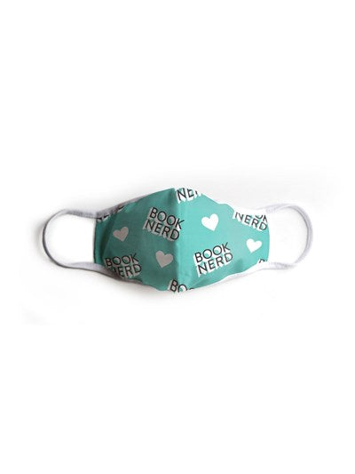 Book Nerd Face Mask Unisex Small
