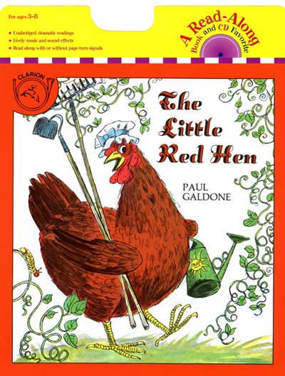 Little Red Hen Book & CD [With CD]