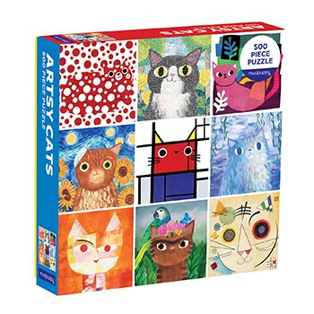 Artsy Cats 500pc Family Puzzle