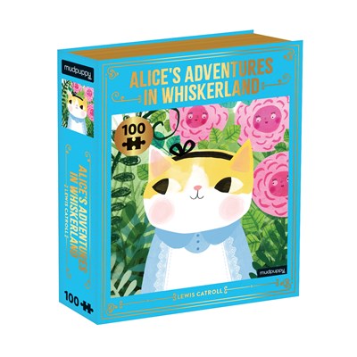 Alices Adventures in Whiskerland Bookish Cats 100 Piece Puzzle
