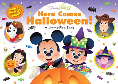 Disney Baby Here Comes Halloween A Lift-the-Flap Book