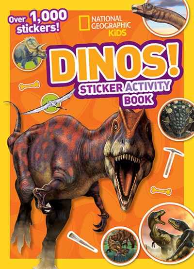 National Geographic Kids Dinos Sticker Activity Book Over 1000 Stickers