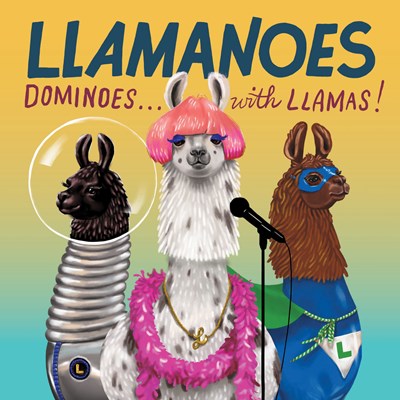 Llamanoes: Dominoes . . . with Llamas! (Llama Card Game for Kids, Board Game for Children)