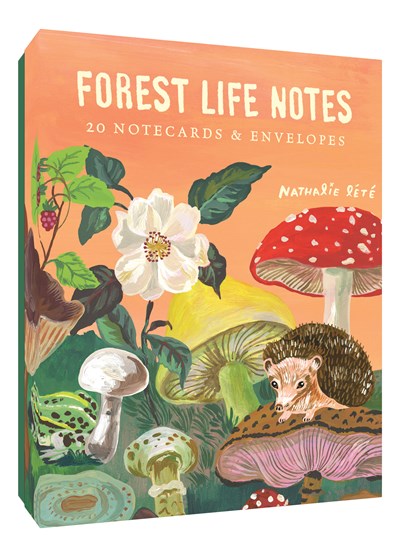 Forest Life Notes: 20 Notecards & Envelopes (Cute Office Supplies, Cute Desk Accessories, Back to School Supplies)