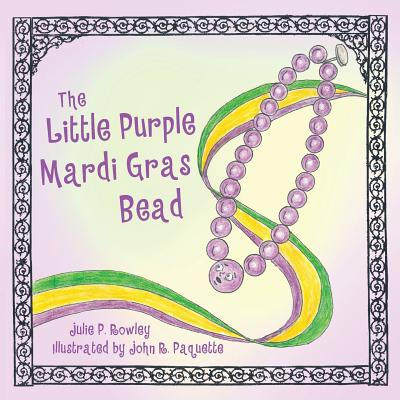 Little Purple Mardi Gras Bead