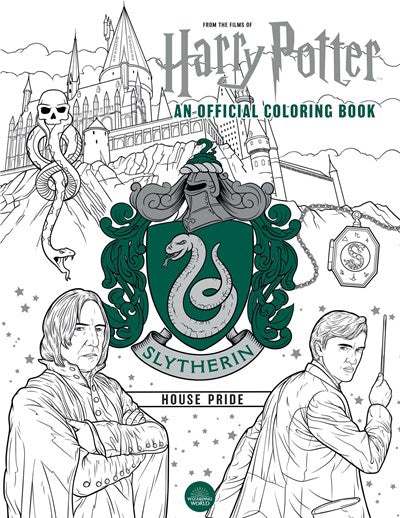 Harry Potter Slytherin House Pride The Official Coloring Book Gifts Books for Harry Potter Fans Adult Coloring Books