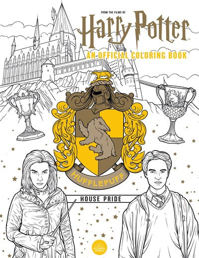 Harry Potter Hufflepuff House Pride The Official Coloring Book Gifts Books for Harry Potter Fans Adult Coloring Books