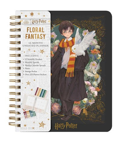 Harry Potter: Floral Fantasy 12-Month Undated Planner