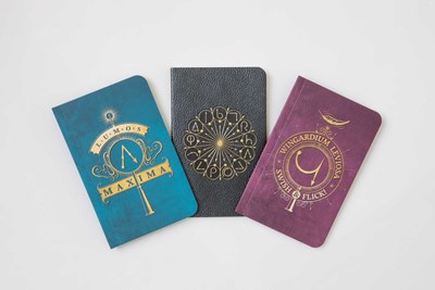 Harry Potter Spells Pocket Notebook Collection Set of 3