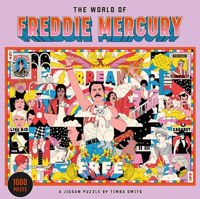 World of Freddie Mercury 1000 Piece Puzzle: A Jigsaw Puzzle