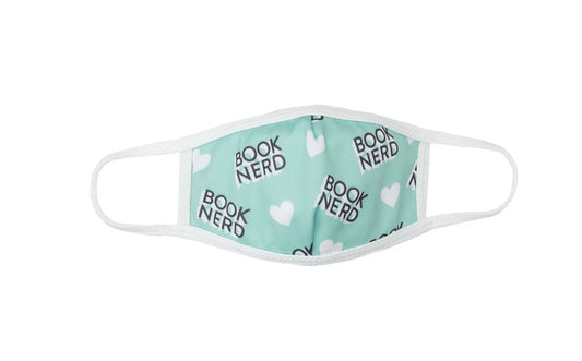 Book Nerd Face Mask Unisex Large