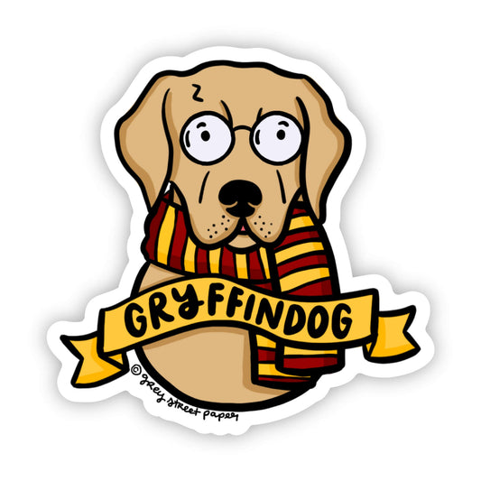 Brave Dog Sticker
