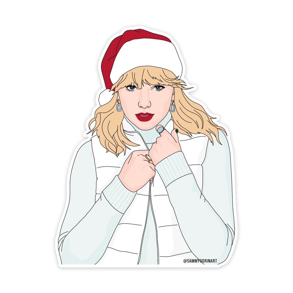 Tis the Damn Season, Taylor Swift, Christmas Sticker