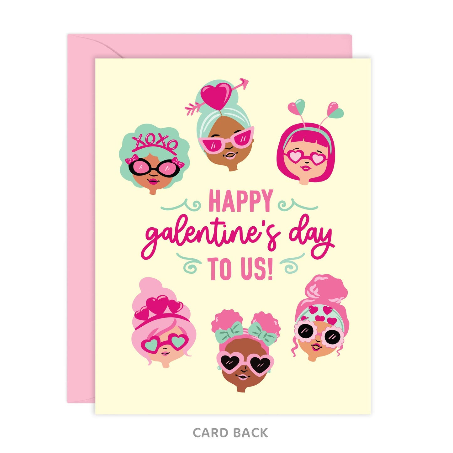 Lucy Loves Paper - Happy Galentine's Day To Us | Card (A2)
