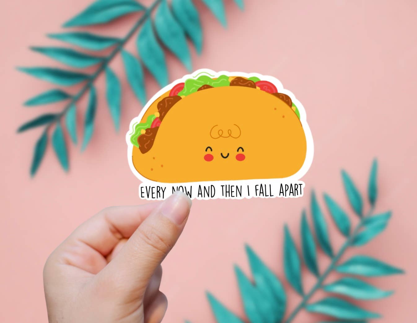 EnchantingSunshine - Funny Taco Sticker