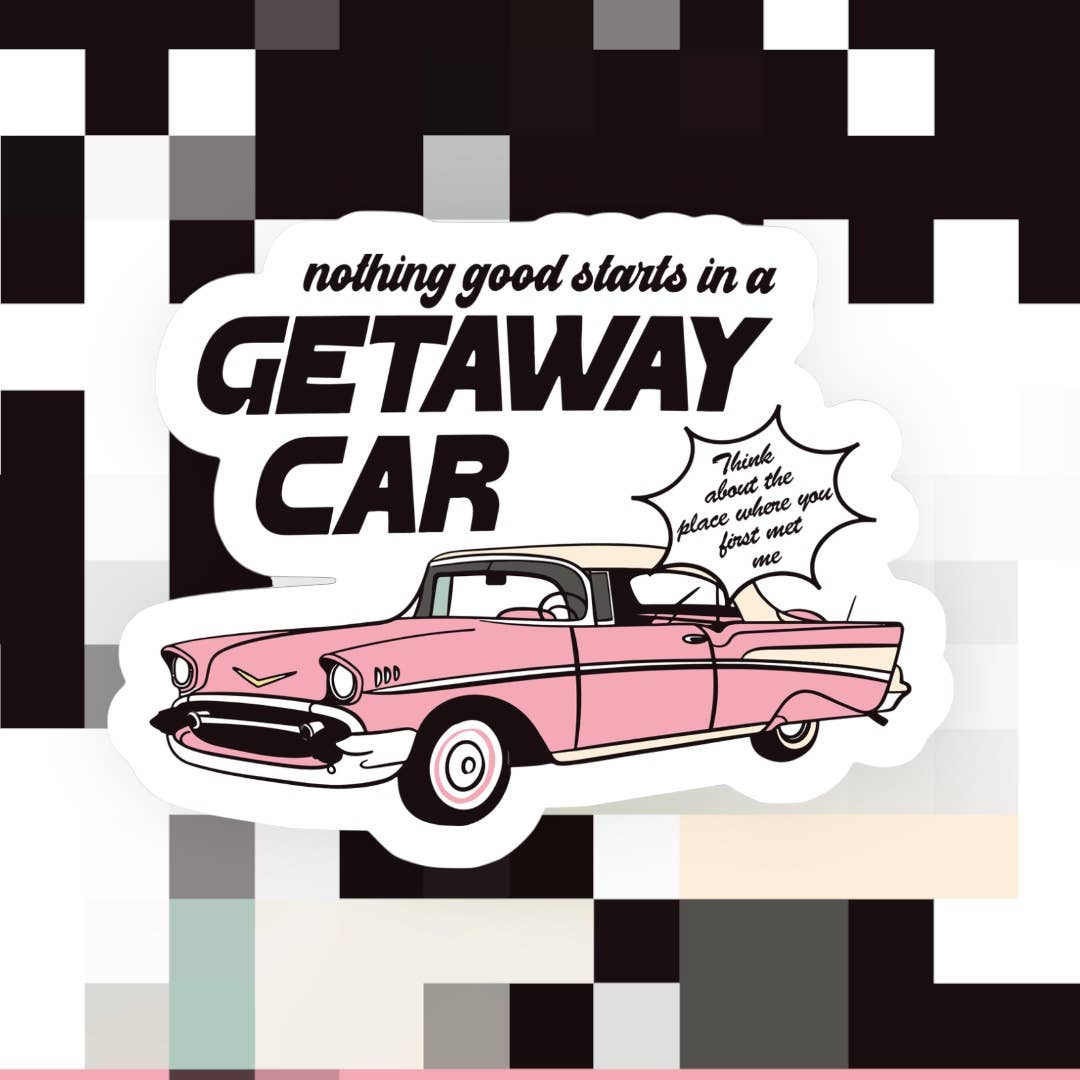 Taylor Eras Getaway Car Sticker