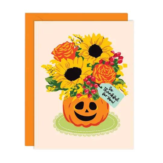 So Thankful For You Thanksgiving and Halloween Card