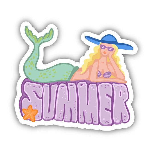 Big Moods - Mermaid Summer Sticker