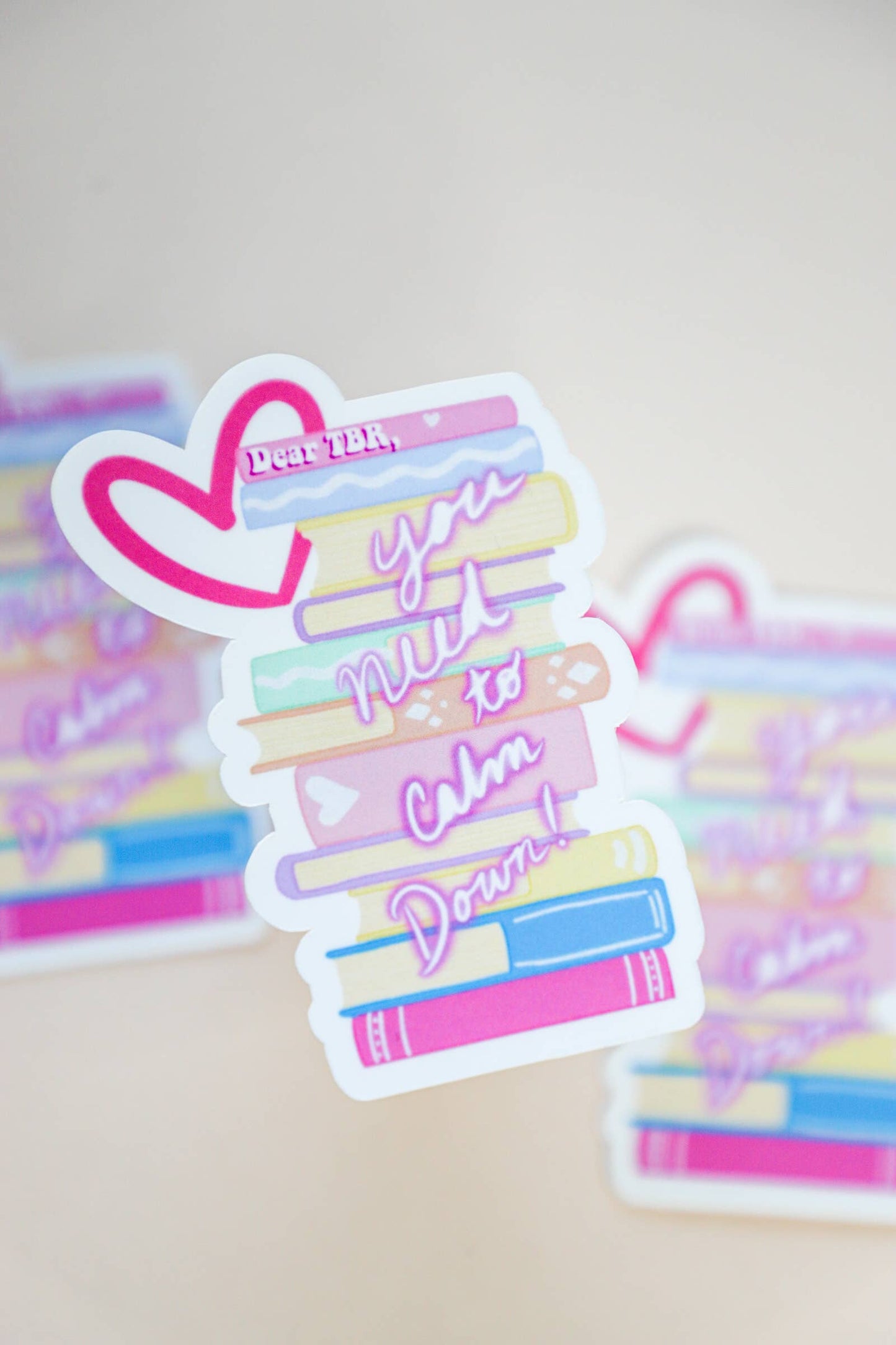 Furever Booked - Taylor Swift Calm Down TBR Sticker