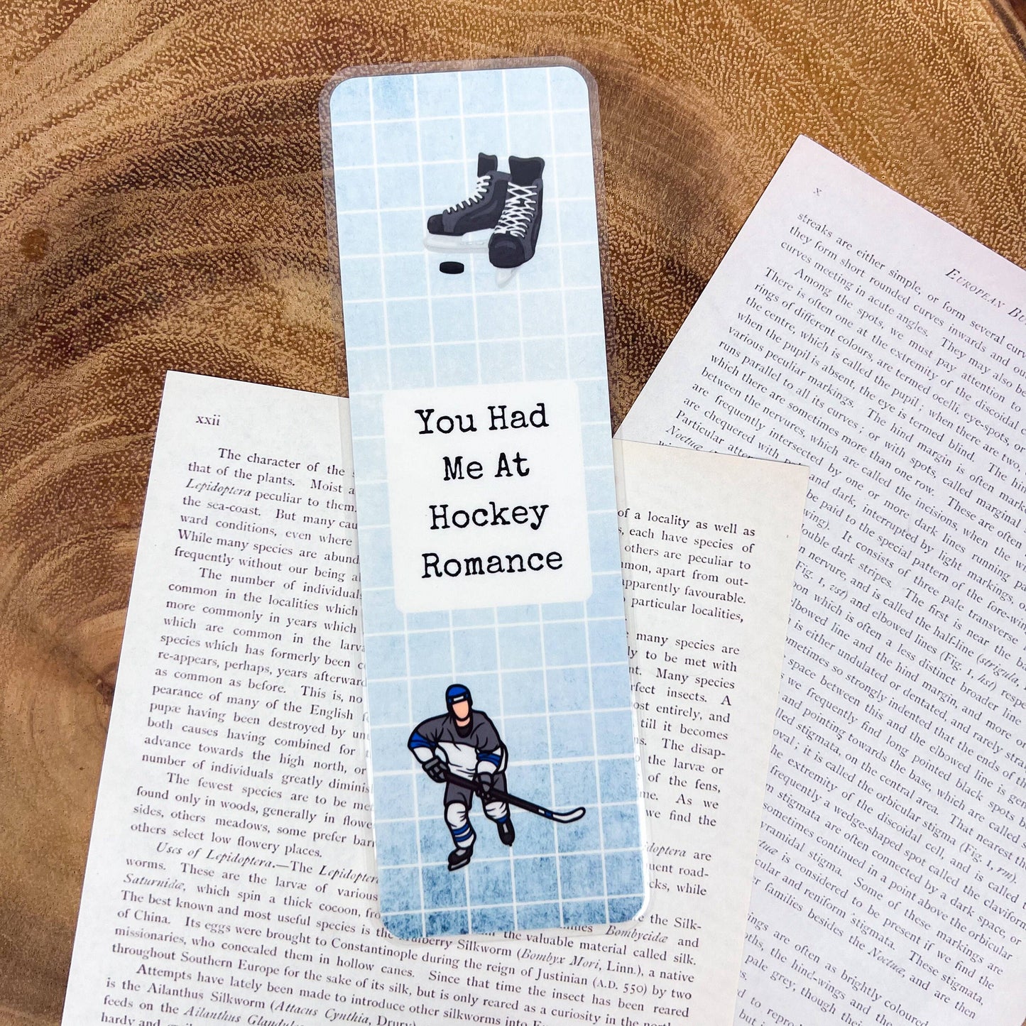 Cozy Reads Shop - You Had Me At Hockey Romance Bookmark: Tassel