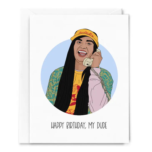 Happy Birthday My Dude Stranger Things Argyle Card