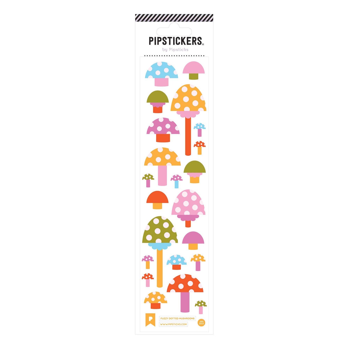 Pipsticks - Fuzzy Dotted Mushrooms
