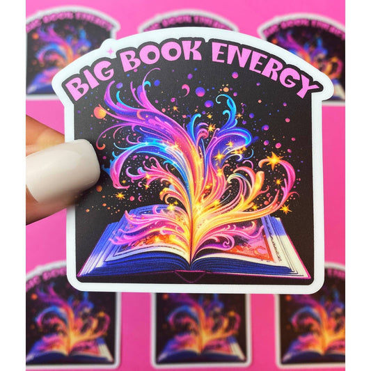 Book Book Energy Sticker - Funny Sticker for Women