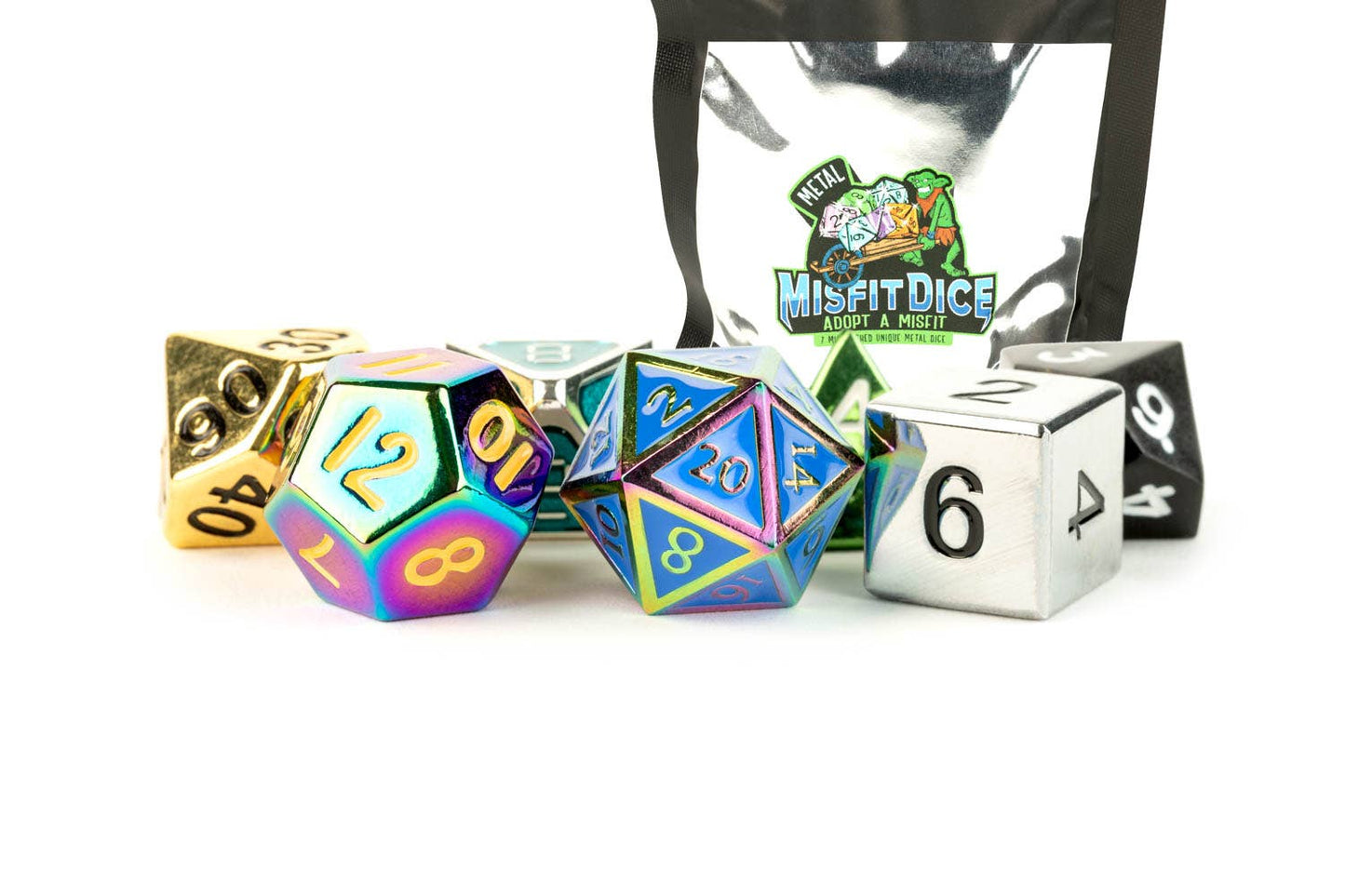 NEW: Misfit Metal Dice Set: Adopt A Misfit  (Blind Pack)