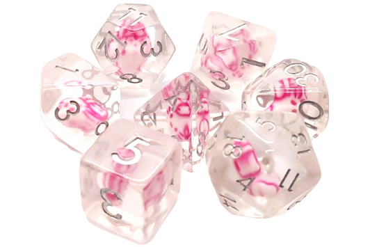 Old School 7 Piece DND Dice Set: Animal Kingdom