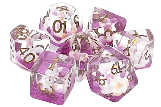 Old School 7 Piece DND Dice Set: Animal Kingdom